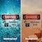Signmission Sulfuric Acid Danger Sign, Plastic, 10in W x 7in L, 2PK OS-2PACK-DS-P-710-L-1585 - alternate 4